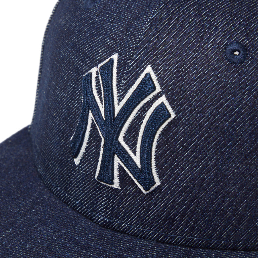NEW ERA（ニューエラ）Youth 9FIFTY Denim ヤンキース ロゴ刺繍