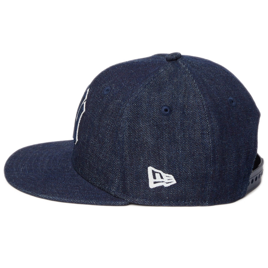 NEW ERA（ニューエラ）Youth 9FIFTY Denim NEロゴ刺繍