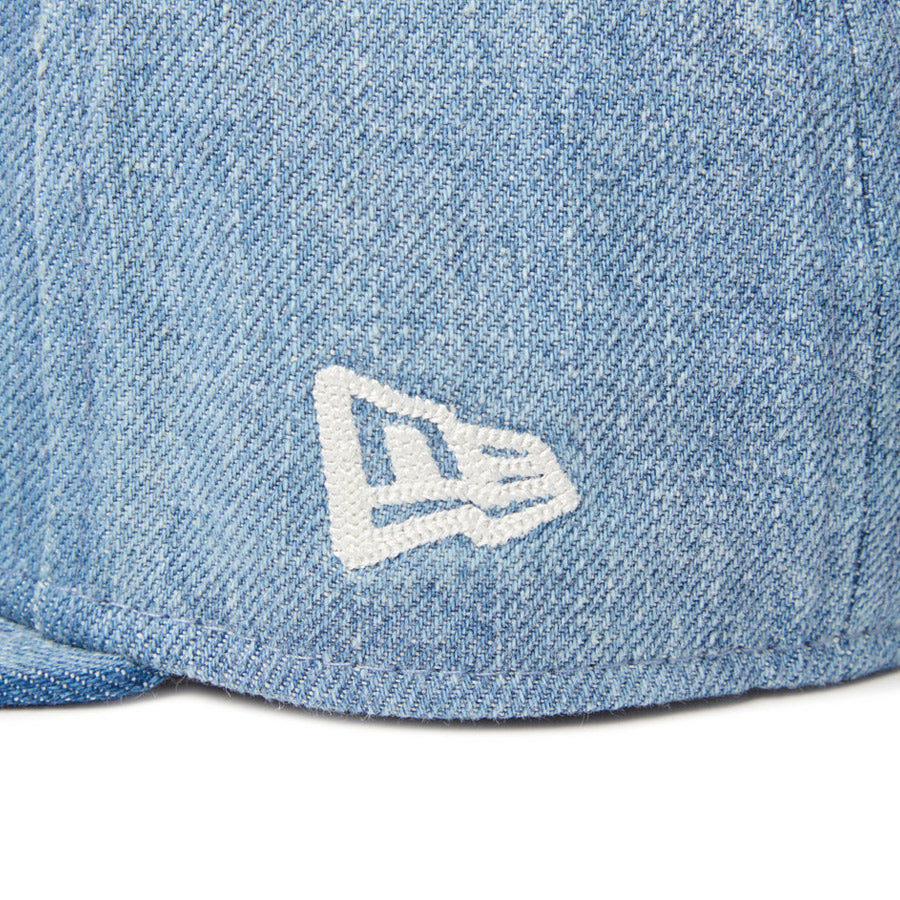 NEW ERA（ニューエラ）Youth 9FIFTY Denim NEロゴ刺繍アップ