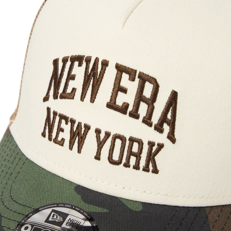 NEW ERA College Logo 刺繍 カモ