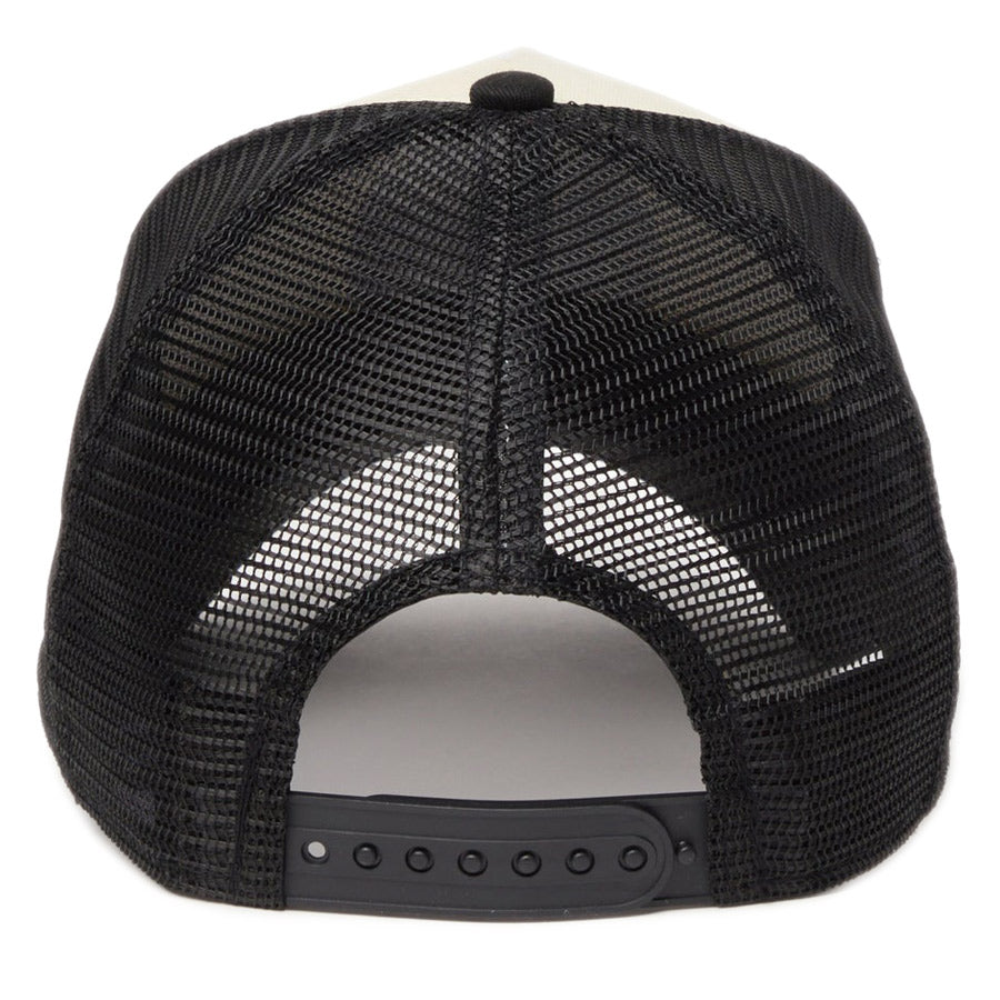 NEW ERA キッズキャップ 背面 クロームホワイト ブラック