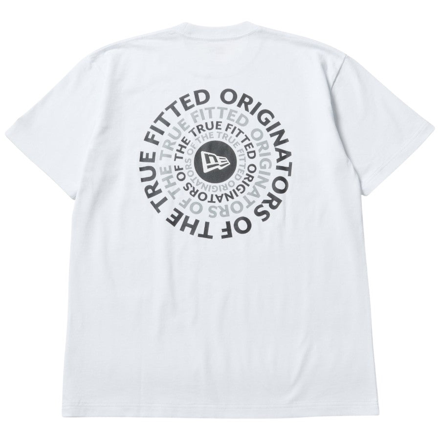 NEW ERA Circleロゴ Tシャツ ホワイト 背面