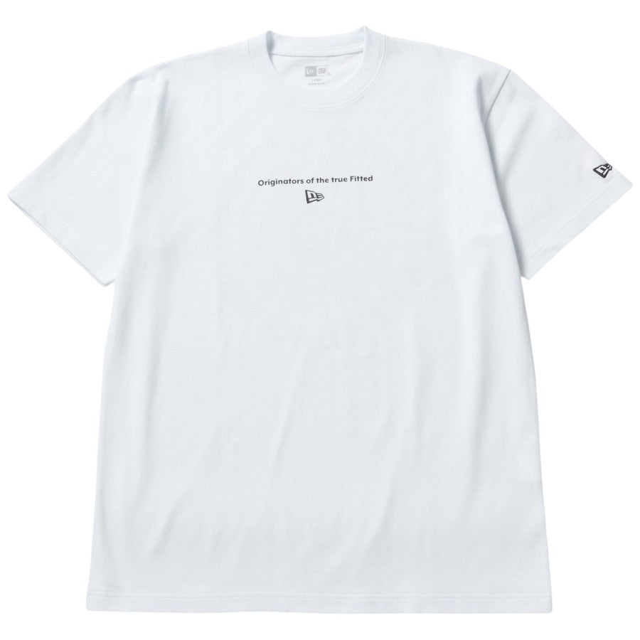 NEW ERA 半袖Tシャツ ホワイト 平置き正面