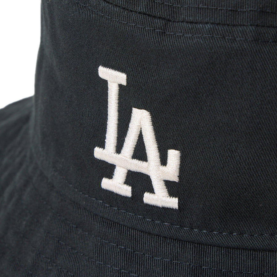 NEW ERA キッズ バケット01 ドジャース ロゴ刺繍ディテール