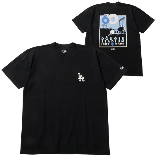 NEW ERA ドジャース Tシャツ ブラック 表裏デザイン