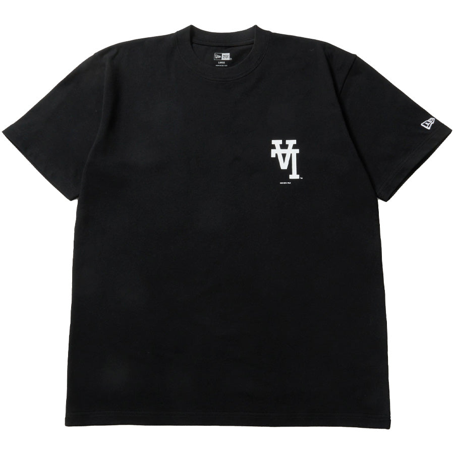 NEW ERA ドジャース Tシャツ ブラック 平置き正面