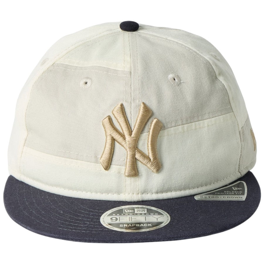 NEW ERA RC 9FIFTY ヤンキース Patchwork キャップ 正面デザイン