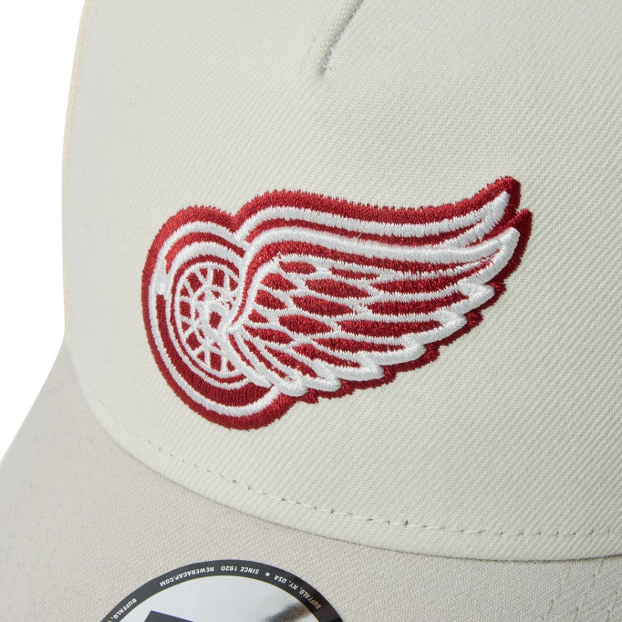 NEW ERA NHL レッドウィングス フロントロゴ刺繍ディテール