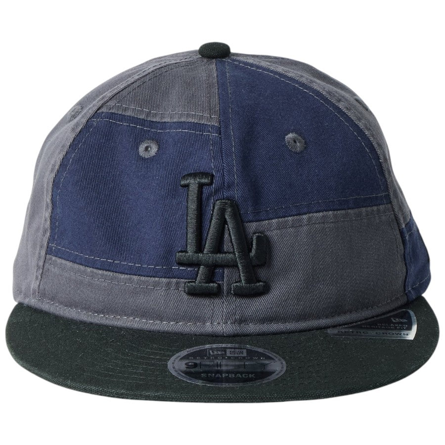 NEW ERA RC 9FIFTY ドジャース Patchwork キャップ 正面デザイン