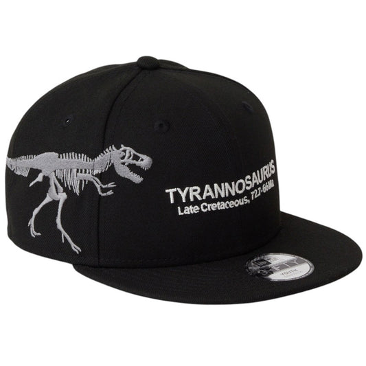 NEW ERA キッズ 9FIFTY ティラノサウルス ブラック 右斜め正面