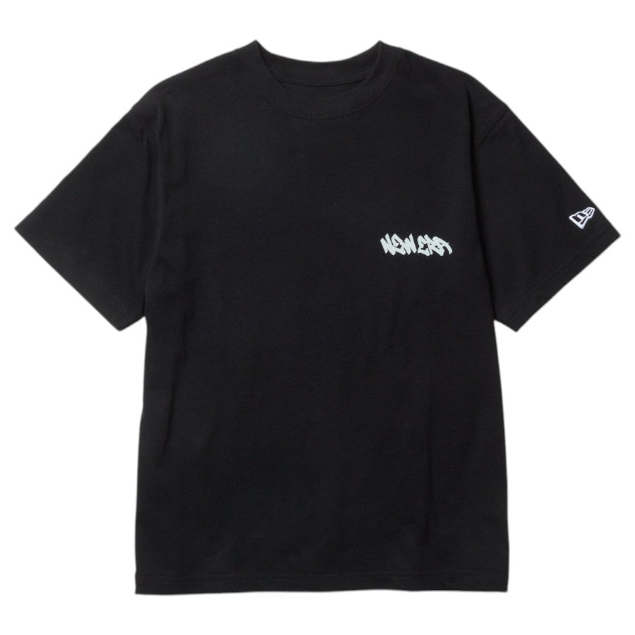 NEW ERA キッズTシャツ ブラック 正面