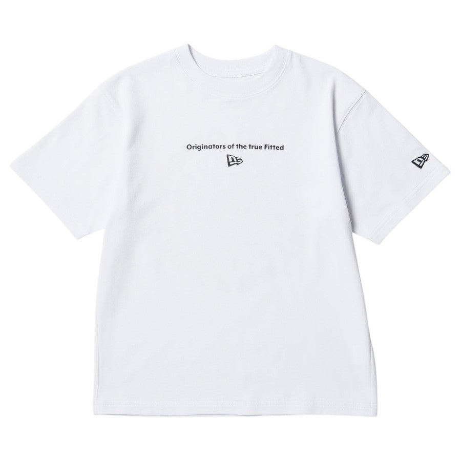 NEW ERA キッズ Tシャツ ホワイト 正面