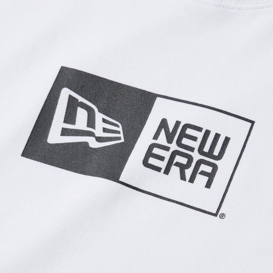NEW ERA ボックスロゴ プリント ホワイト