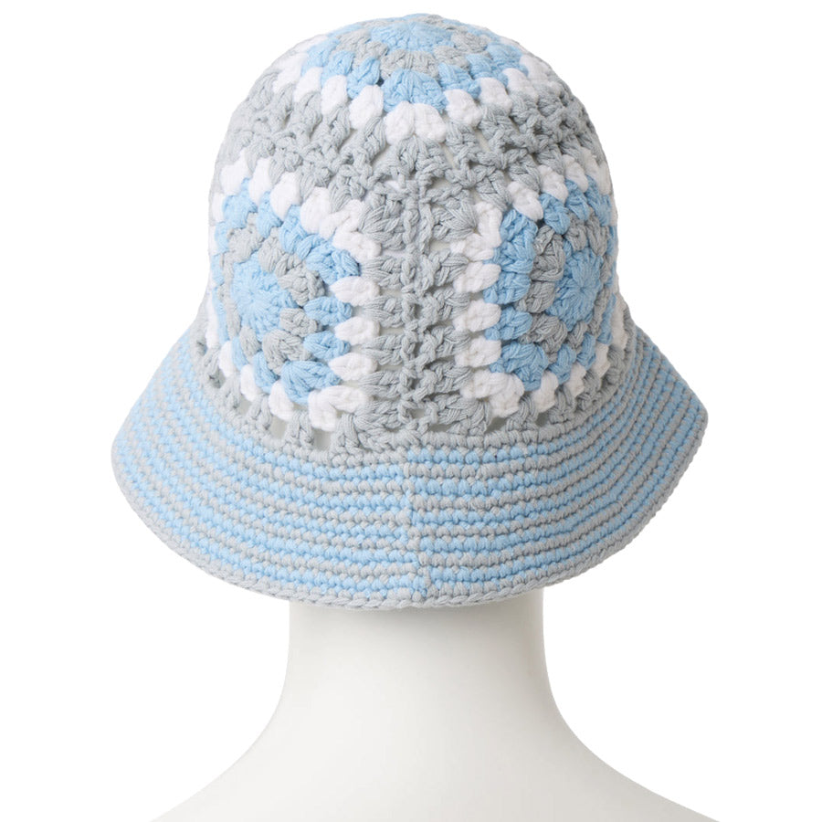 NEW ERA（ニューエラ） ニットバケット マルチカラー 後ろ シルエット