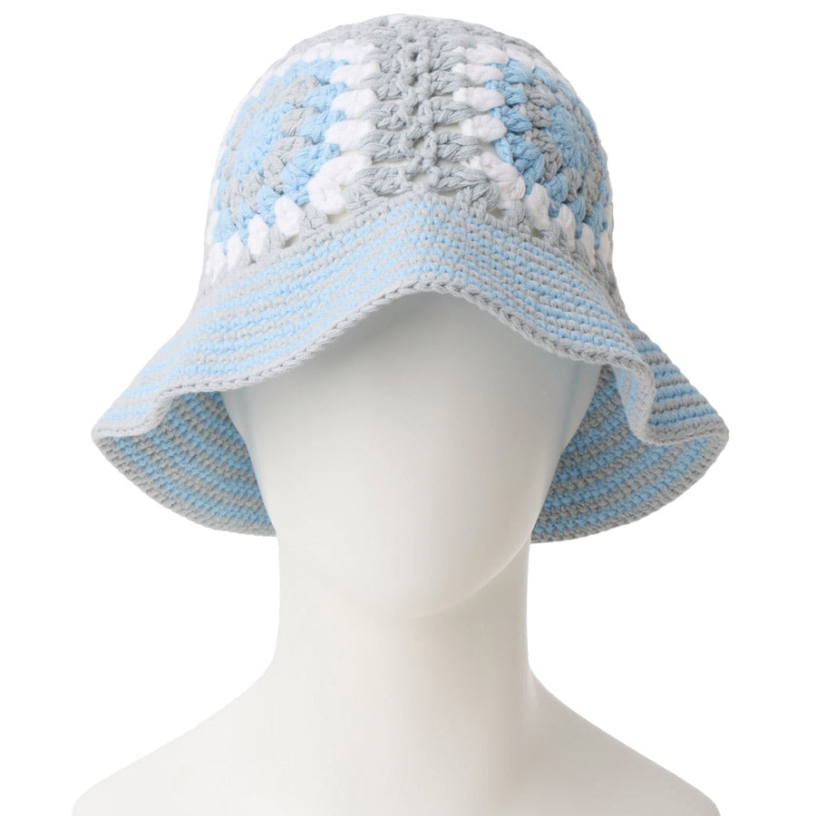 NEW ERA（ニューエラ） ニットバケット マルチカラー 着用 正面