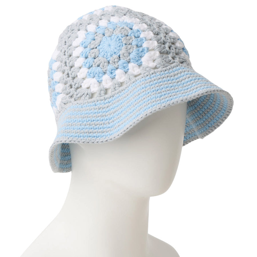NEW ERA（ニューエラ） ニットバケット マルチカラー 右斜め