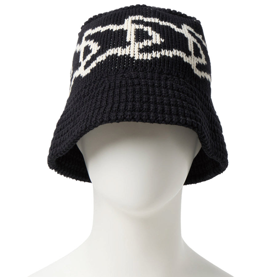 NEW ERA（ニューエラ） ニットバケット Flag Chain 着用 正面