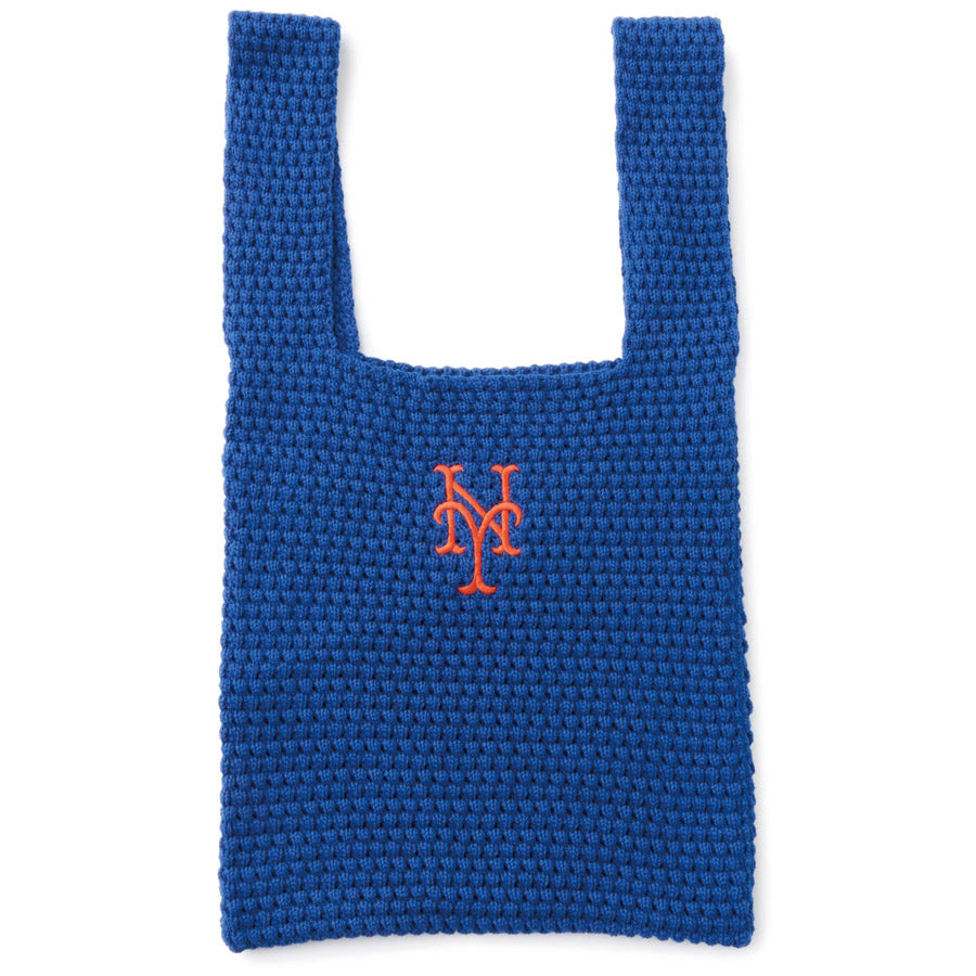 NEW ERA（ニューエラ）ニット トートバッグ ニューヨーク・メッツ ライトロイヤル