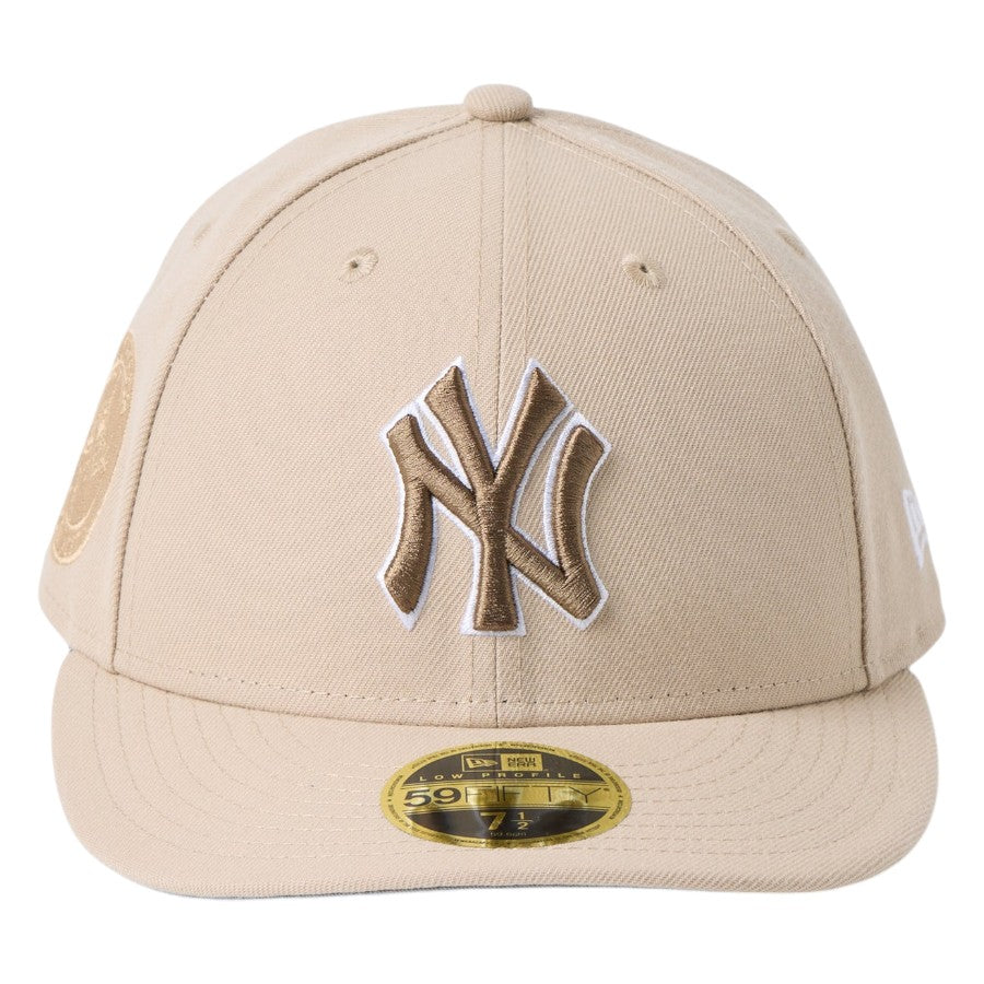 NEW ERA（ニューエラ）LP 59FIFTY ヤンキース ニューベージュ キャップ