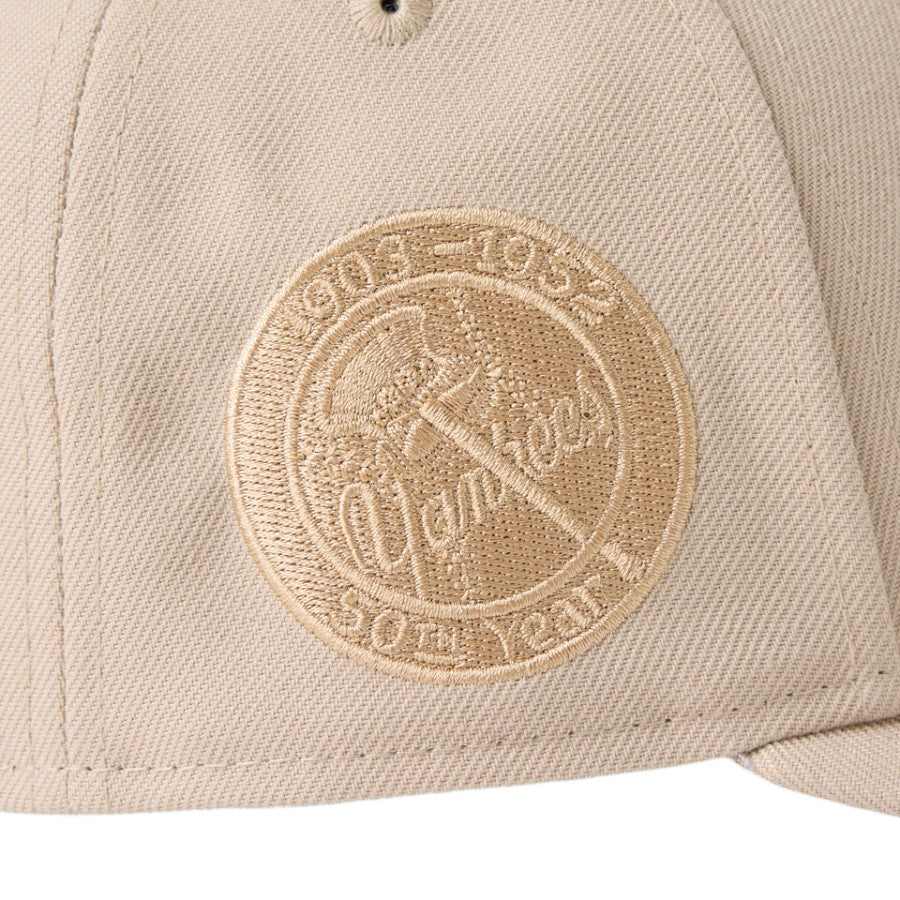 NEW ERA（ニューエラ）LP 59FIFTY ヤンキース ニューベージュ キャップ