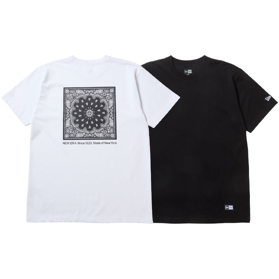 NEW ERA 半袖Tシャツ ホワイト ブラック 2カラー