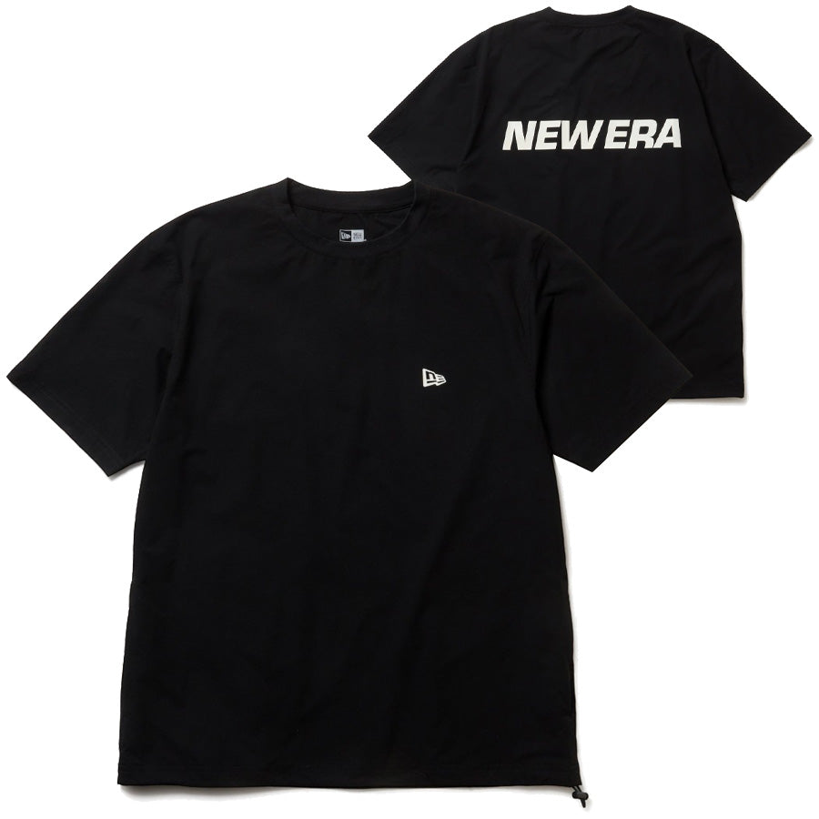 NEW ERA 半袖ピステ フロントバック比較 ブラック