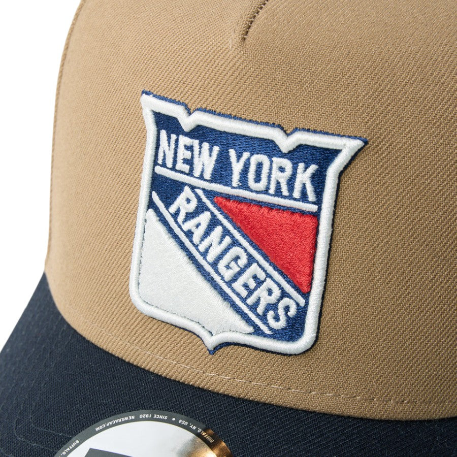 NEW ERA 9FORTY A-Frame NHL レンジャーズ フロントロゴ刺繍
