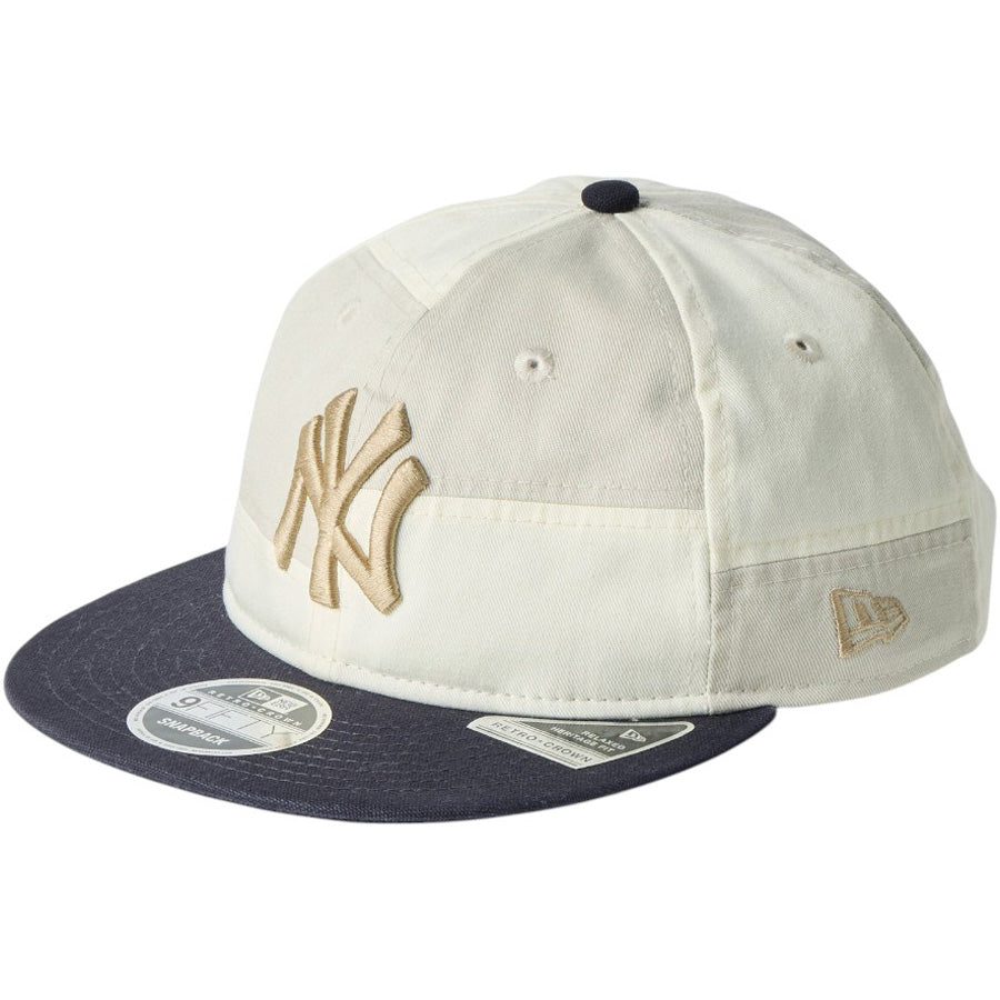 NEW ERA RC 9FIFTY ヤンキース Patchwork キャップ 左斜めデザイン