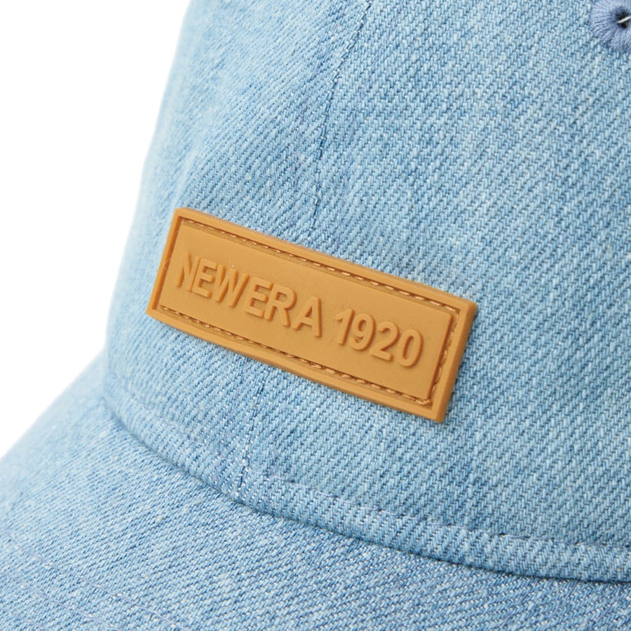 NEW ERA（ニューエラ） ラバーパッチ ロゴ ディテール ウォッシュドデニム