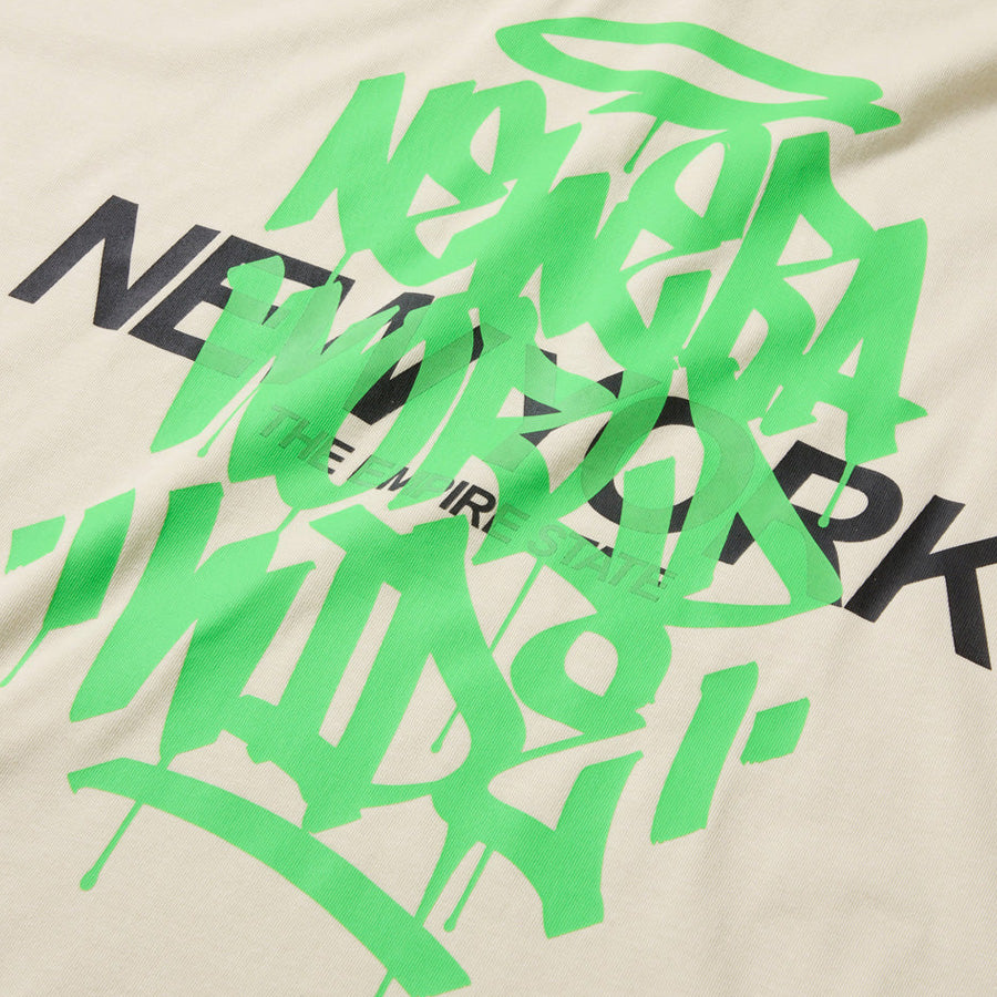 NEW ERA バックプリント クリーム ディテール