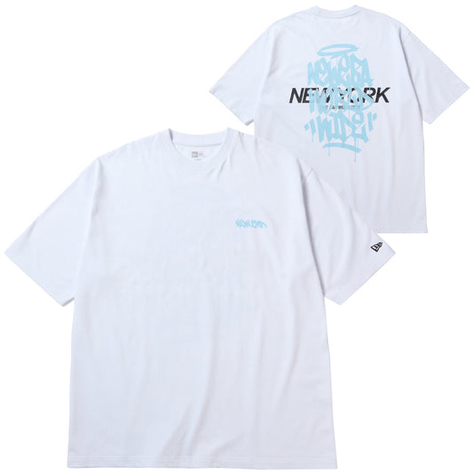 NEW ERA Tagging Tシャツ ホワイト 正面