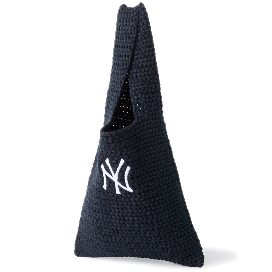 NEW ERA ニット トートバッグ 左斜め
