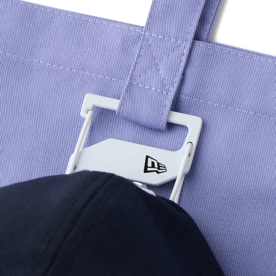 NEW ERA トートバッグ Cap Clip Mini装着例 ラベンダー