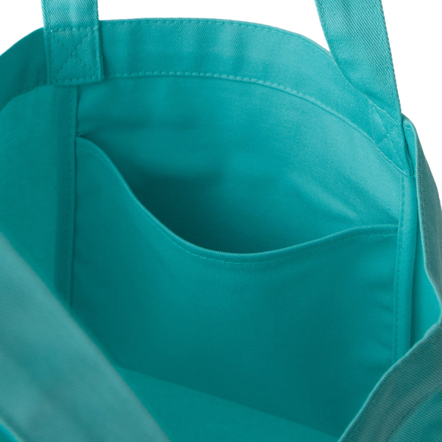 NEW ERA トートバッグ 内側ポケット ブルーティント