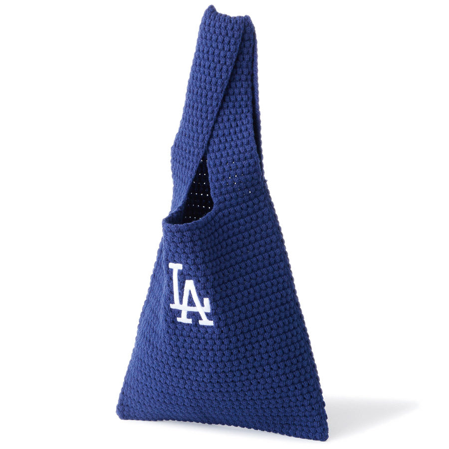 NEW ERA ニット トートバッグ 左斜め