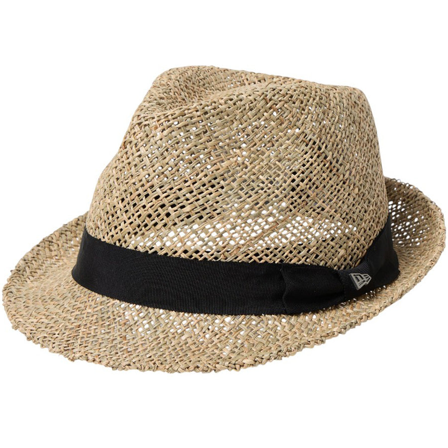 NEW ERA トリルビー シーグラス ナチュラル ブラックテープ 左斜め