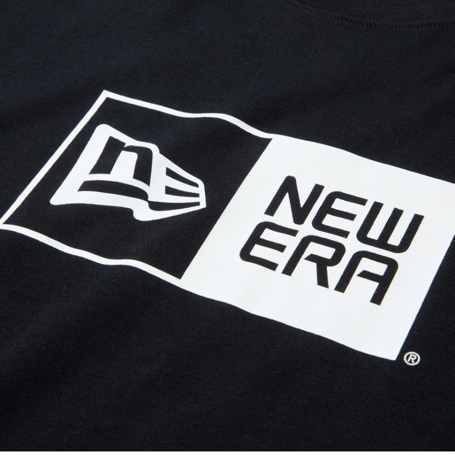 NEW ERA ボックスロゴ プリント ブラック