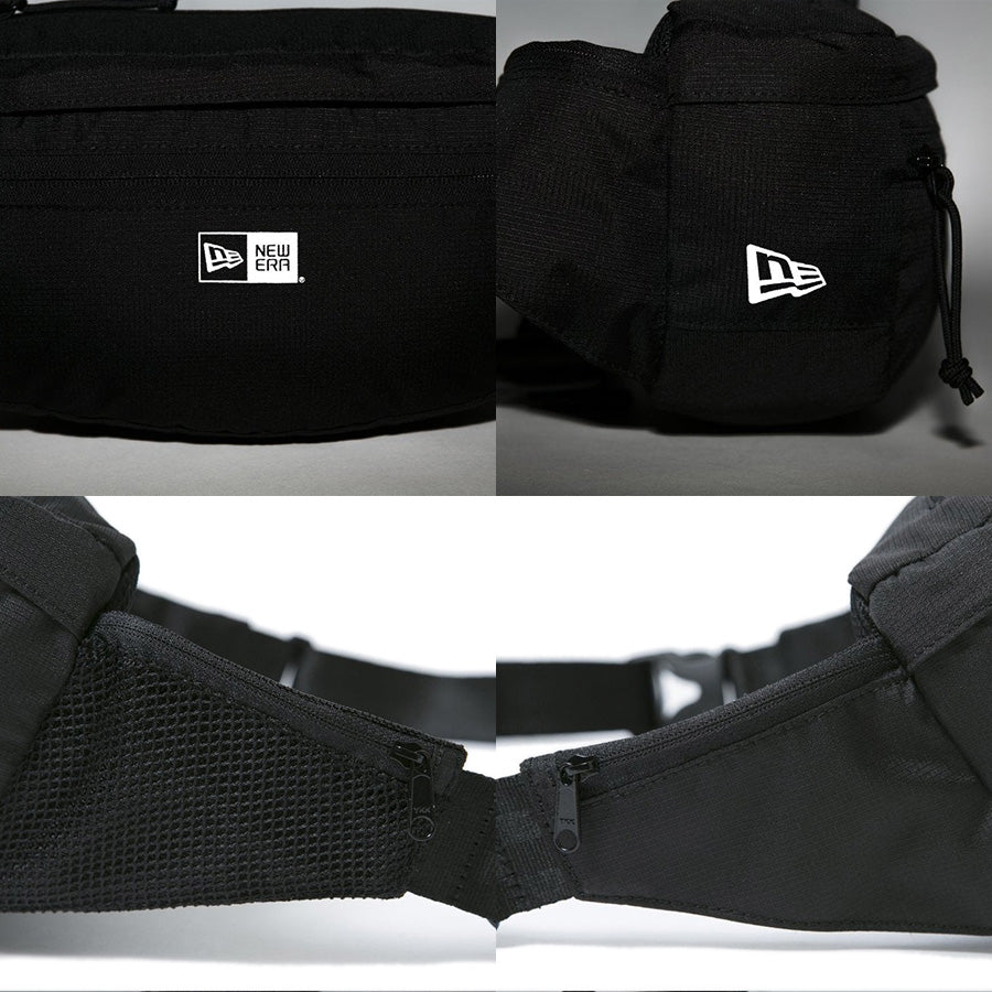 NEW ERA ウエストバッグ ブラック リフレクターロゴ仕様
