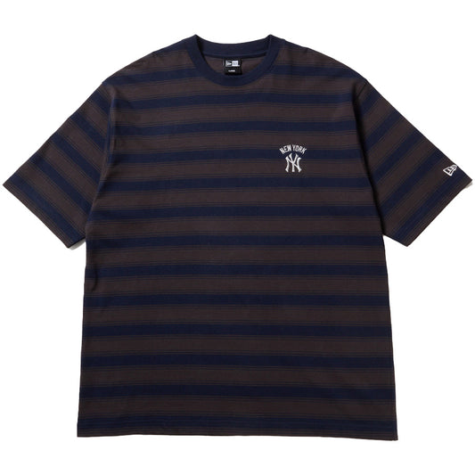 NEW ERA ヤンキース ボーダーTシャツ ネイビー 正面