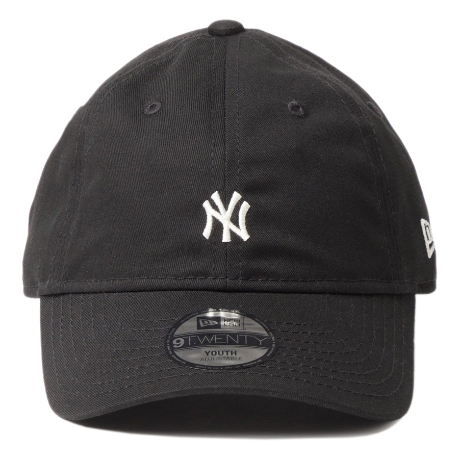 NEW ERA キッズ 9TWENTY ヤンキース ブラック 正面