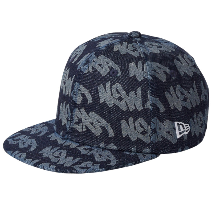 NEW ERA キッズキャップ デニム 左斜め