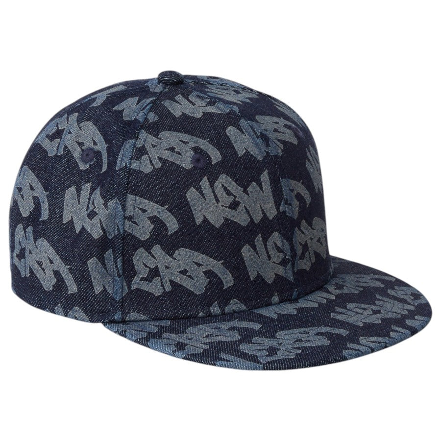 NEW ERA キッズキャップ デニム 右斜め