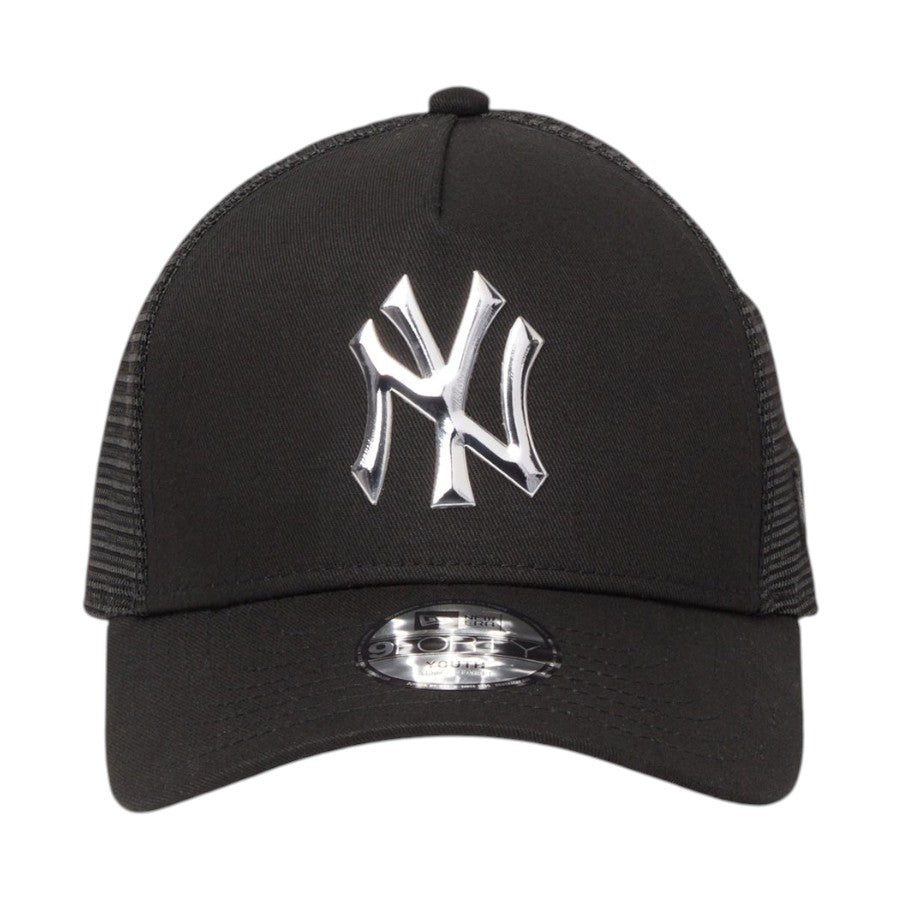 NEW ERA ユース 9FORTY ヤンキース キャップ 正面