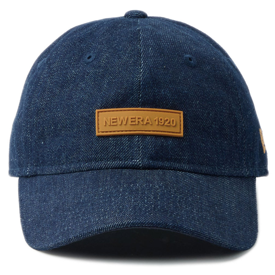 NEW ERA（ニューエラ） キッズ Youth 9TWENTY ラバーパッチ インディゴ 正面