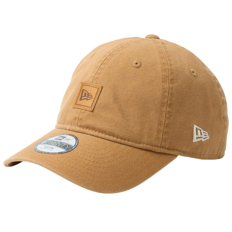 NEW ERA キッズキャップ ライトブロンズ 左斜めスタイル