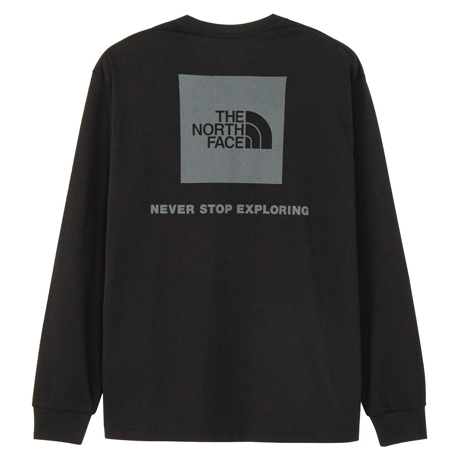 THE NORTH FACE ロングスリーブ バックスクエアロゴティー メンズ