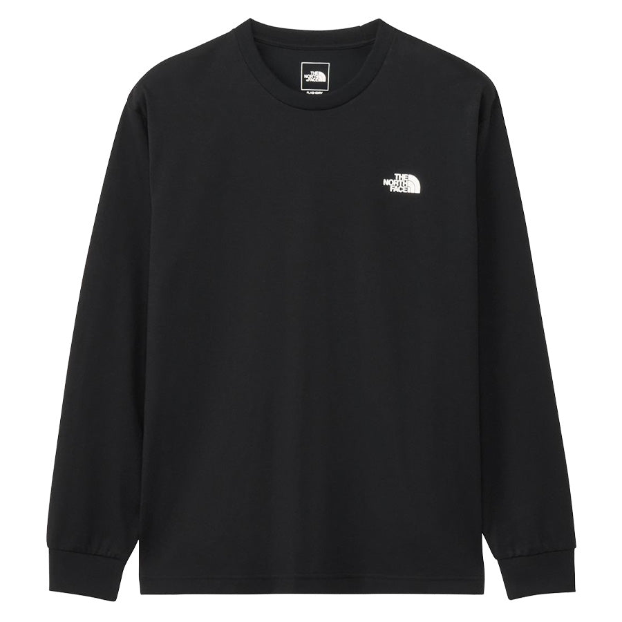 THE NORTH FACE ロングスリーブ バックスクエアロゴティー メンズ