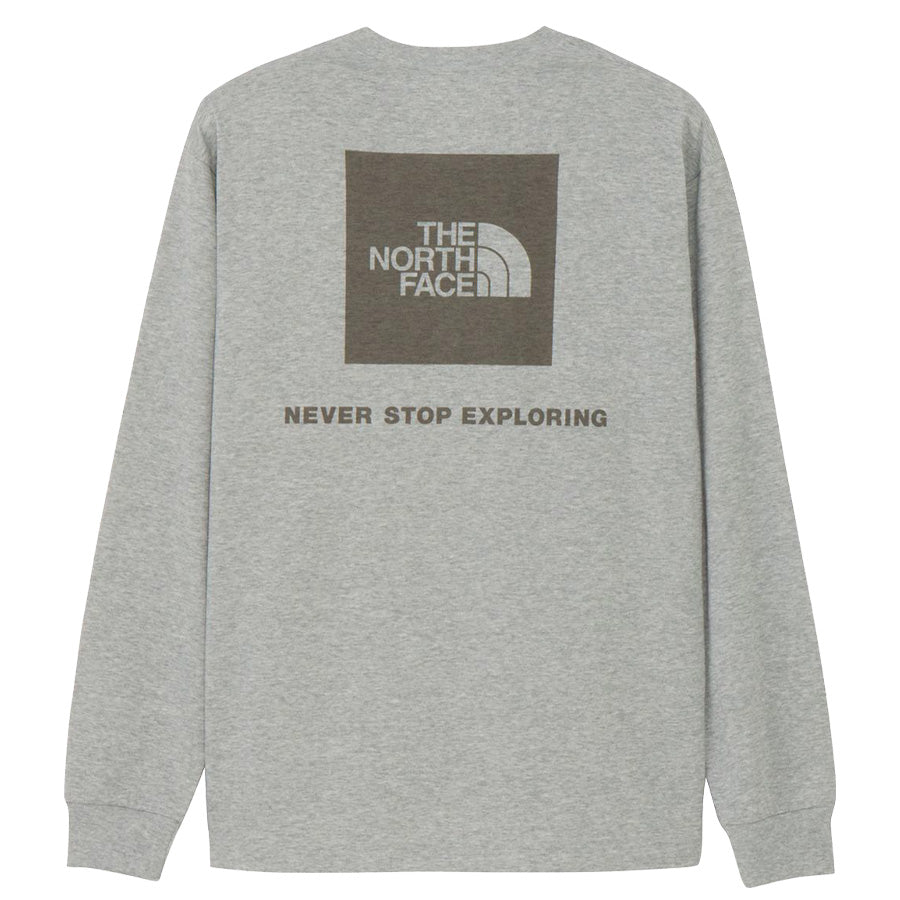 THE NORTH FACE ロングスリーブ バックスクエアロゴティー メンズ
