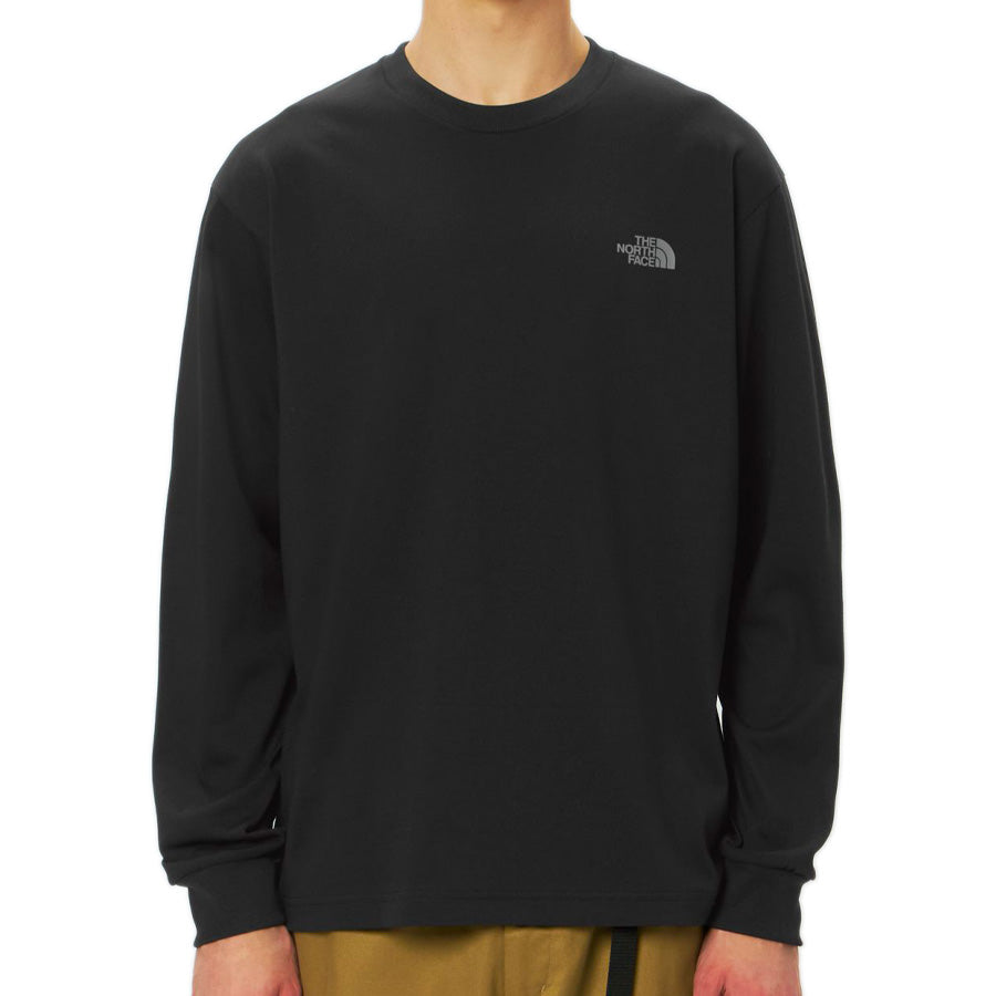 THE NORTH FACE ロングスリーブ バックスクエアロゴティー メンズ