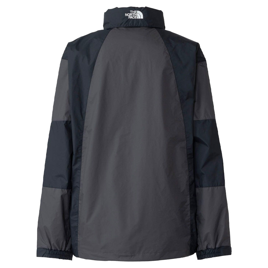 THE NORTH FACE チムニーウインドジャケット メンズ アスファルトグレー ブラック バック